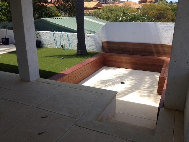 Sunken garden design